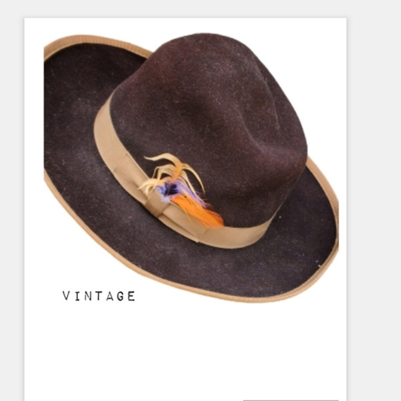 Vintage‎ HPL Vintage Wool.Fedora - Picture 1 of 8